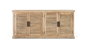 GINER Y COLOMER Aparador de 4 puertas en madera de mango Natural